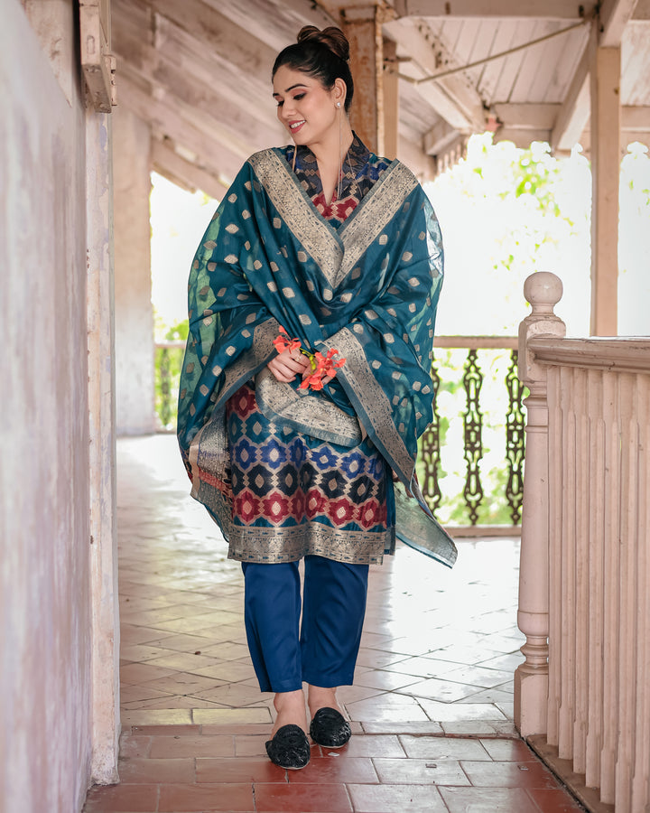 Elegant Chanderi Cotton Salwar Kameez for Women | Traditional and Stylish Comfort Wear