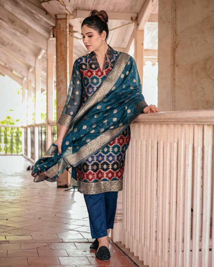 Elegant Chanderi Cotton Salwar Kameez for Women | Traditional and Stylish Comfort Wear