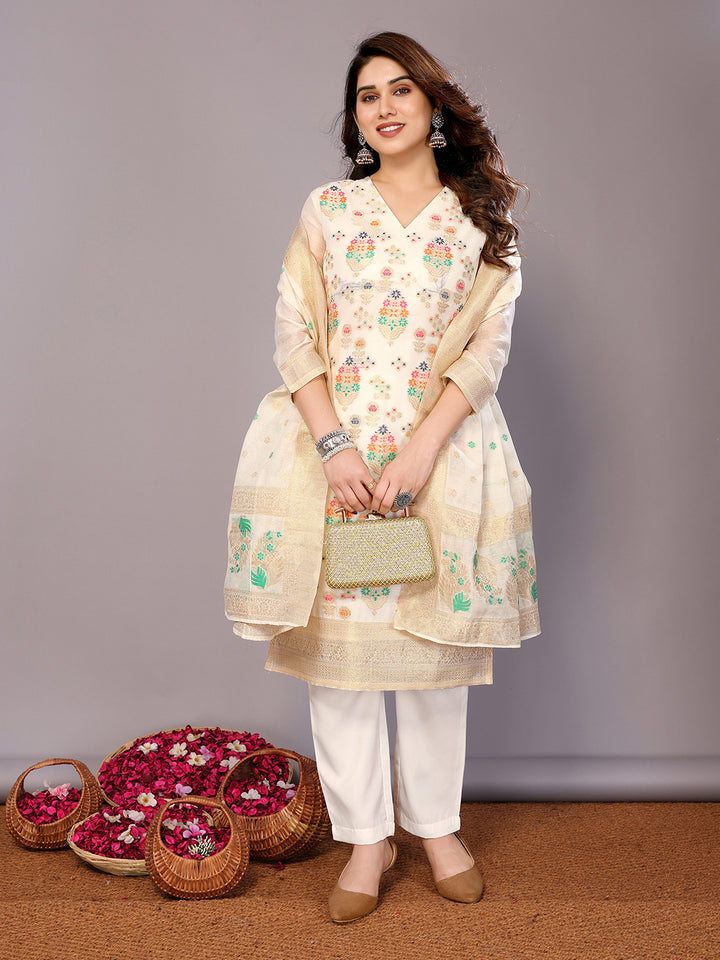 Elegant Chanderi Cotton Salwar Kameez for Women | Traditional and Stylish Comfort Wear