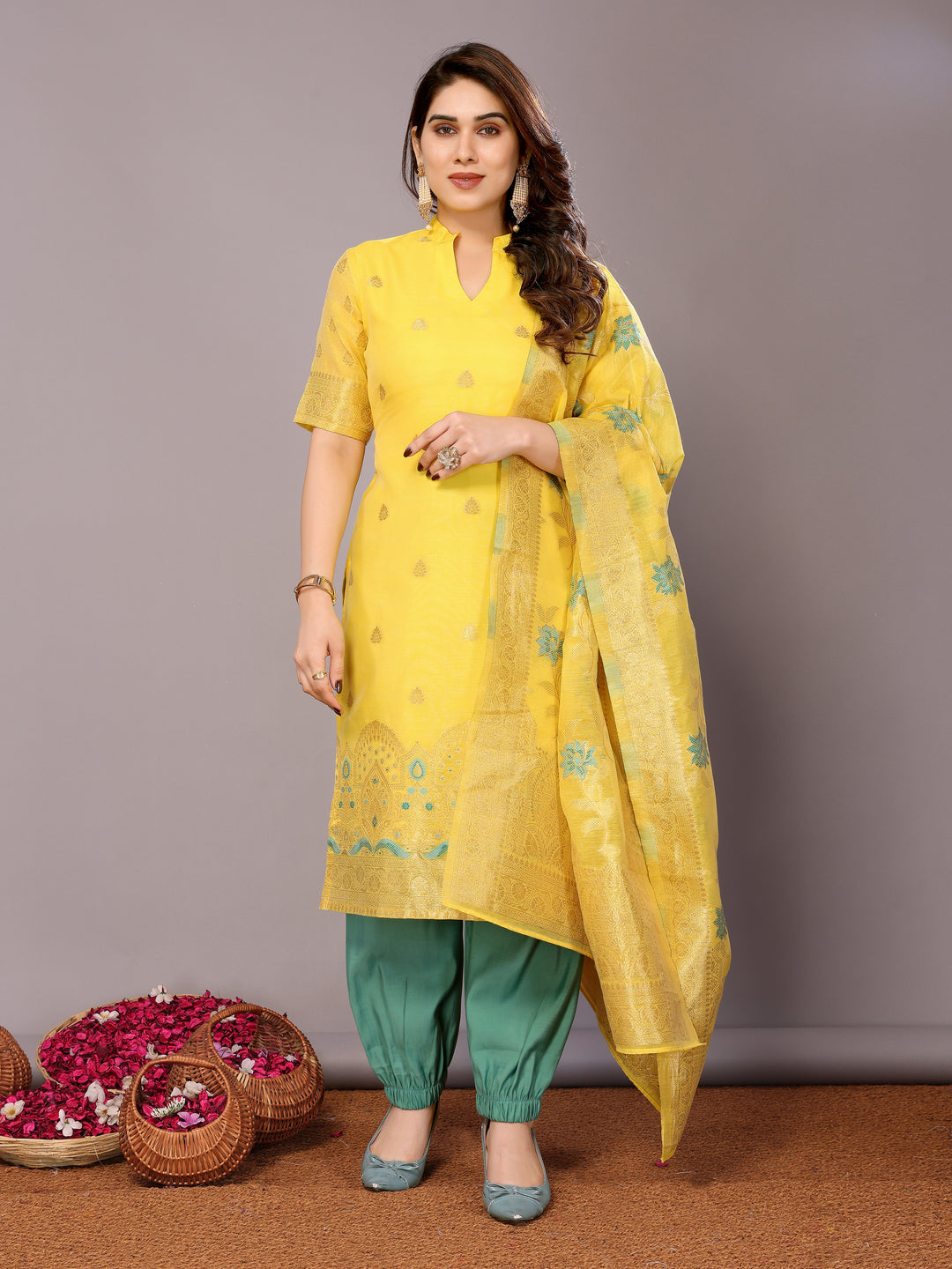 Elegant Chanderi Cotton Salwar Kameez for Women | Traditional and Stylish Comfort Wear