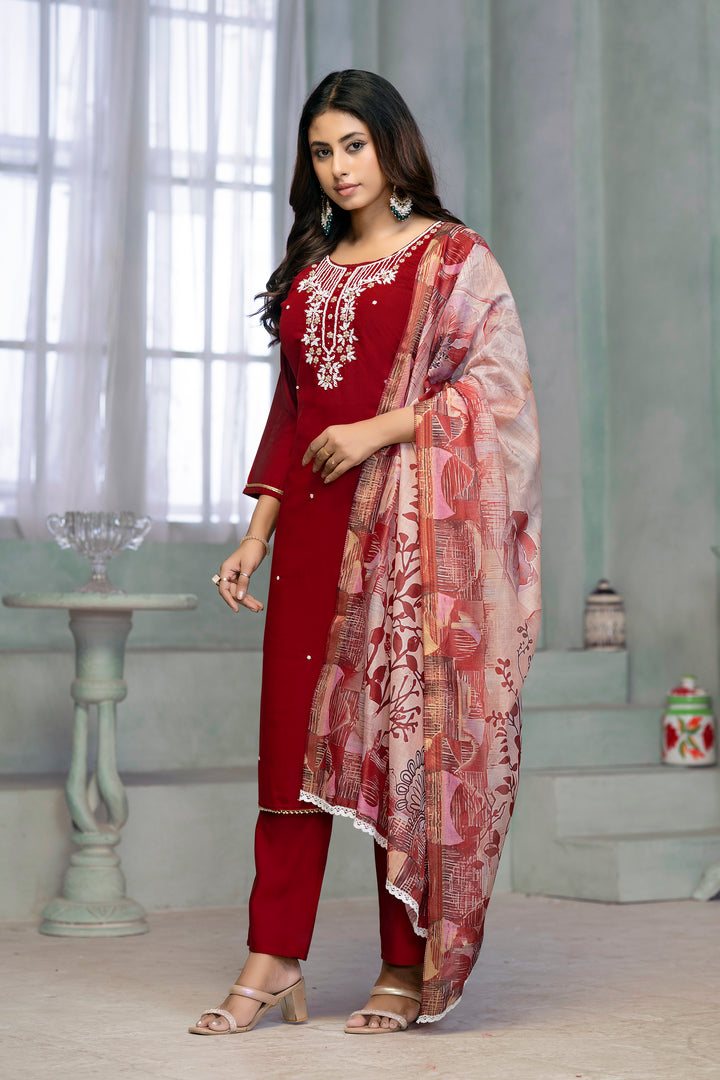 Elegant Rayon Cotton Salwar Kameez for Women | Comfortable and Stylish Traditional Wear