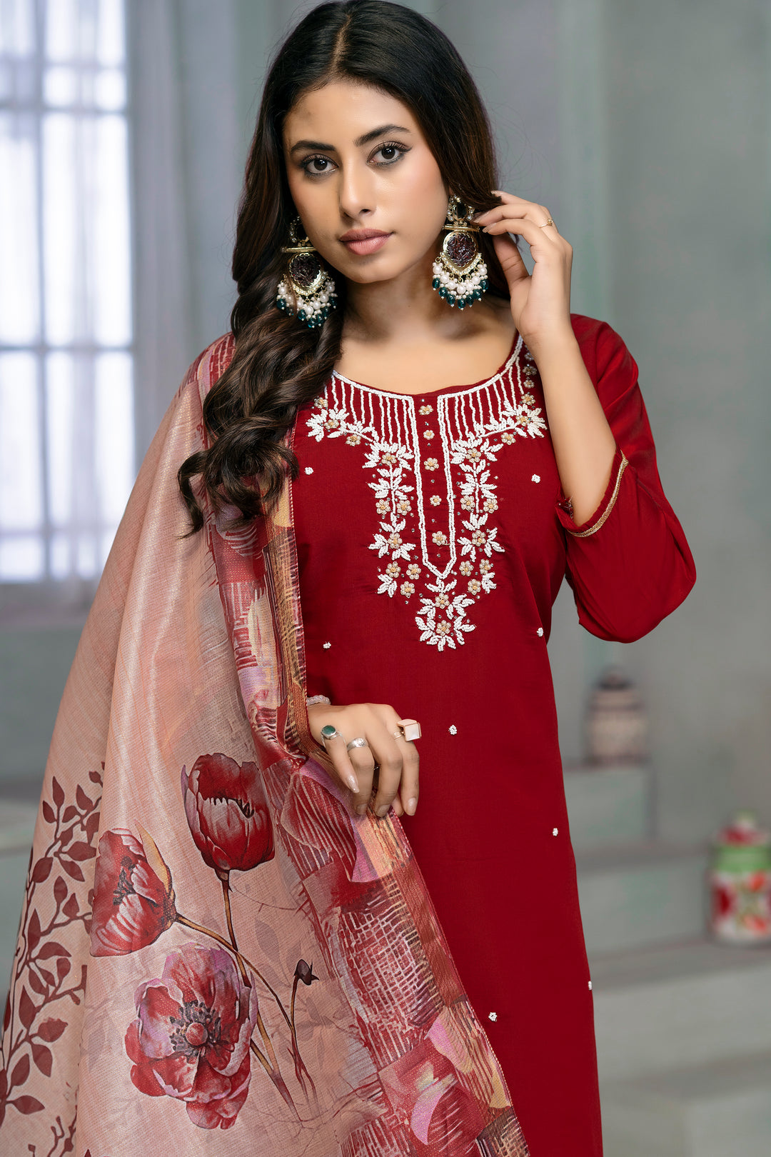 Elegant Rayon Cotton Salwar Kameez for Women | Comfortable and Stylish Traditional Wear