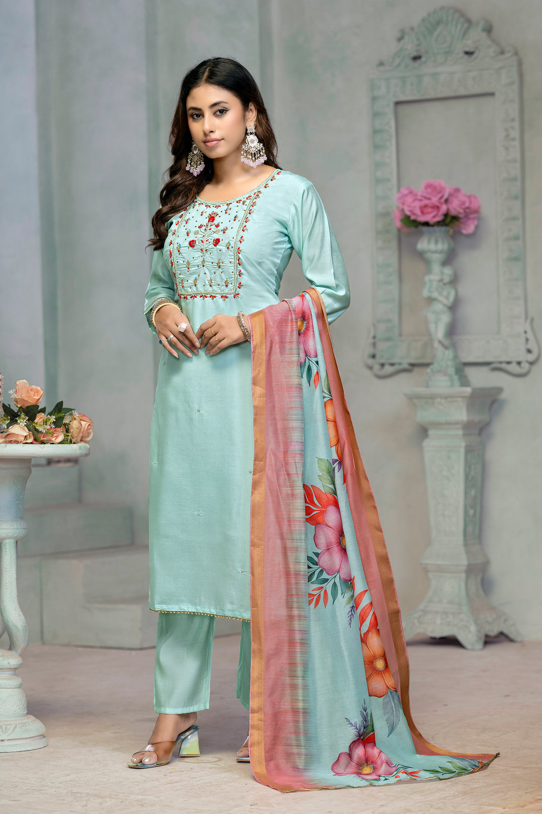 Elegant Rayon Cotton Salwar Kameez for Women | Comfortable and Stylish Traditional Wear