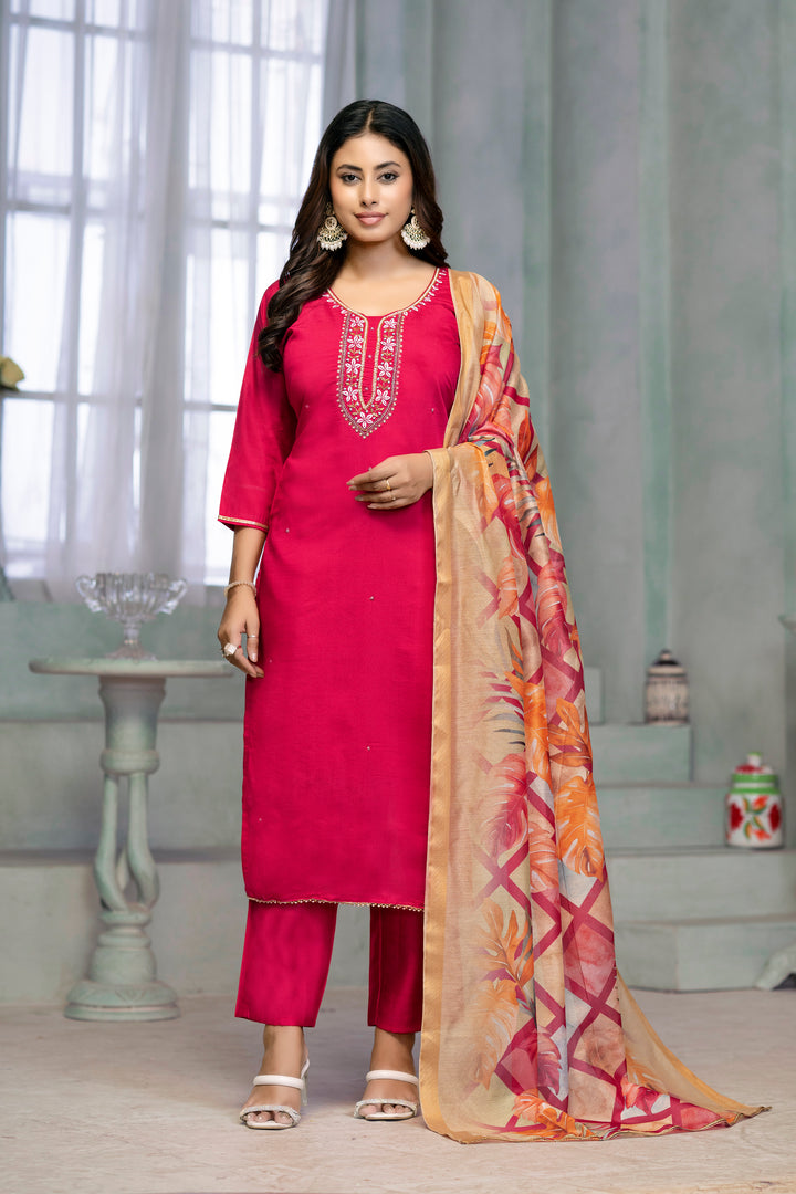 Elegant Rayon Cotton Salwar Kameez for Women | Comfortable and Stylish Traditional Wear