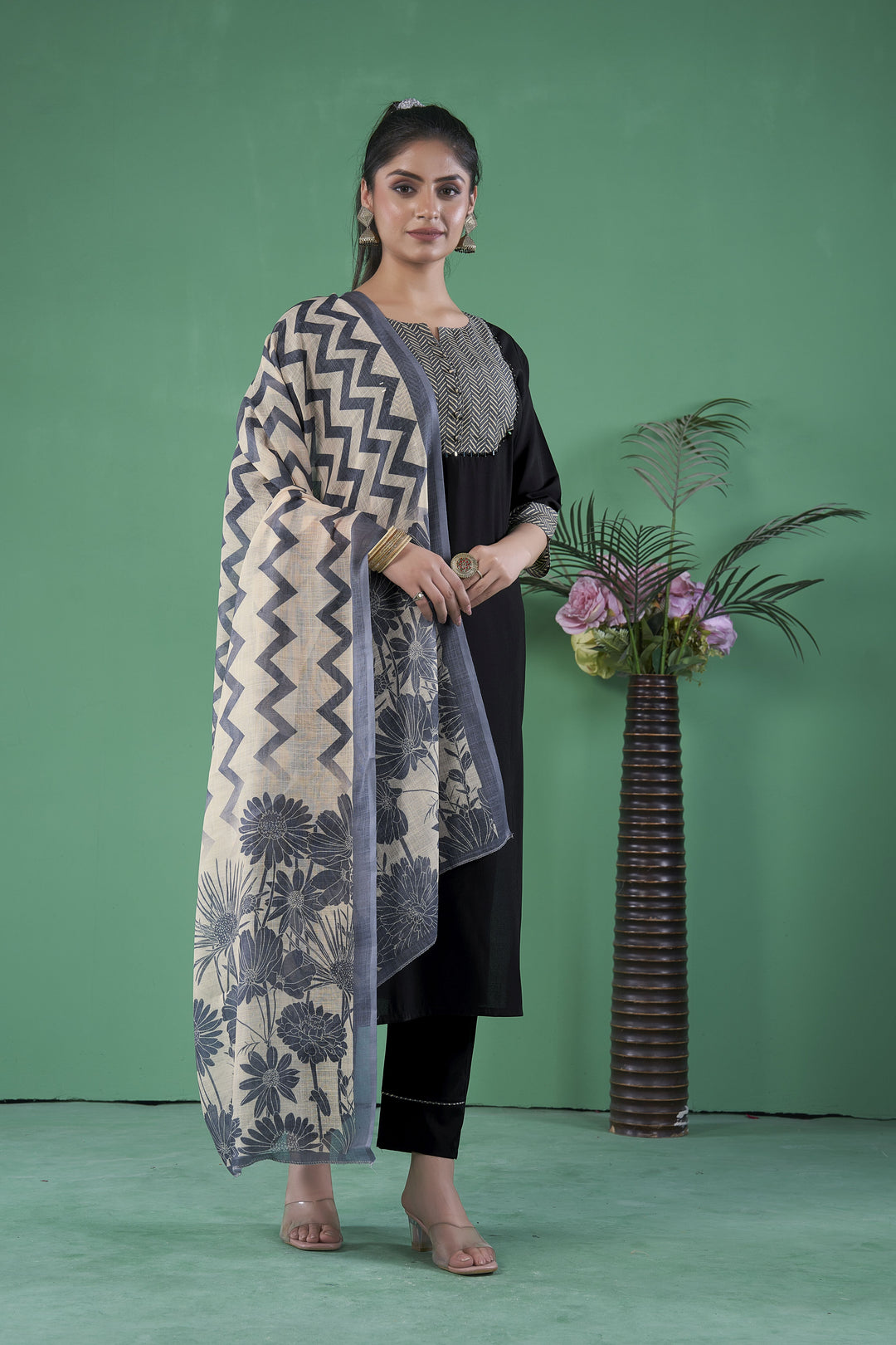 Elegant Art Silk Salwar Kameez for Women | Traditional Indian Wear with Stylish Design