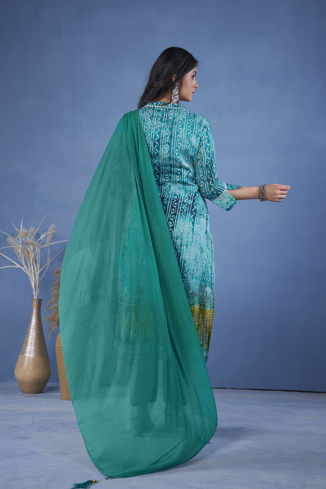 Elegant Art Silk Salwar Kameez for Women | Traditional Indian Wear with Stylish Design