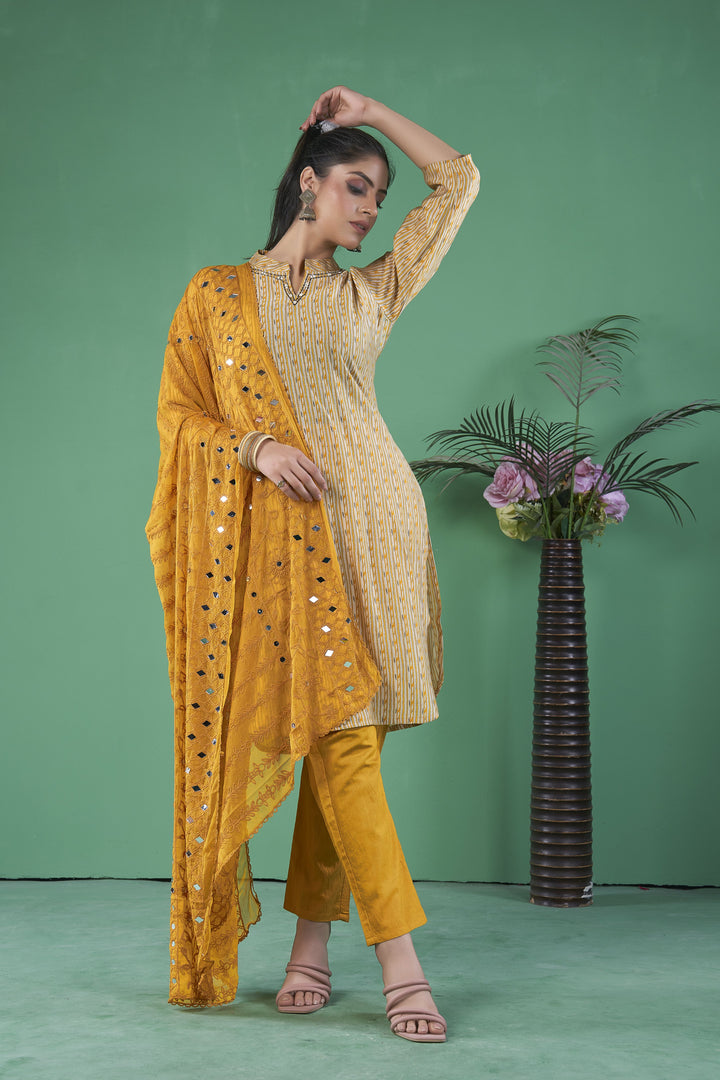 Elegant Art Silk Salwar Kameez for Women | Traditional Indian Wear with Stylish Design