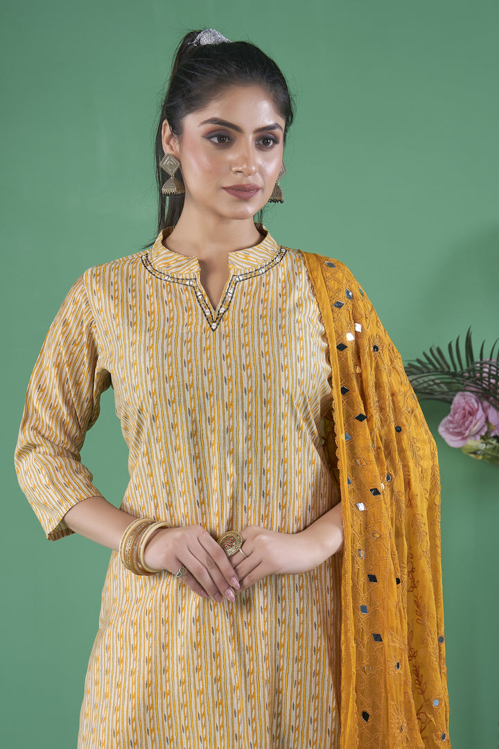 Elegant Art Silk Salwar Kameez for Women | Traditional Indian Wear with Stylish Design