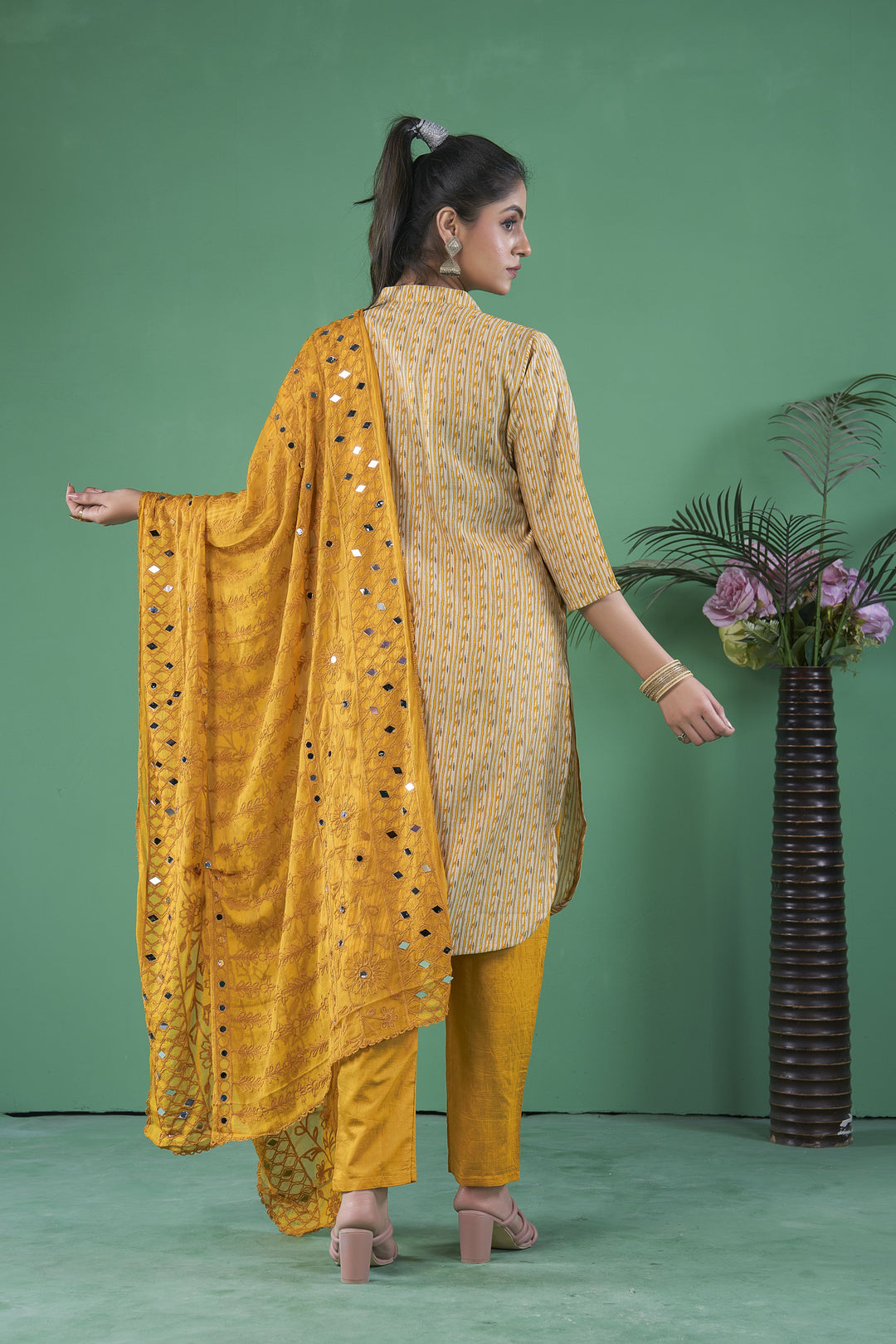 Elegant Art Silk Salwar Kameez for Women | Traditional Indian Wear with Stylish Design