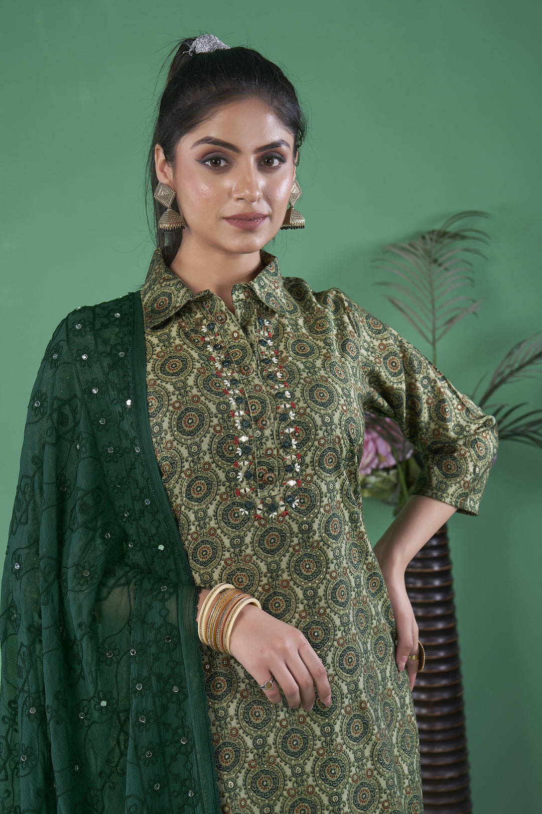 Elegant Art Silk Salwar Kameez for Women | Traditional Indian Wear with Stylish Design