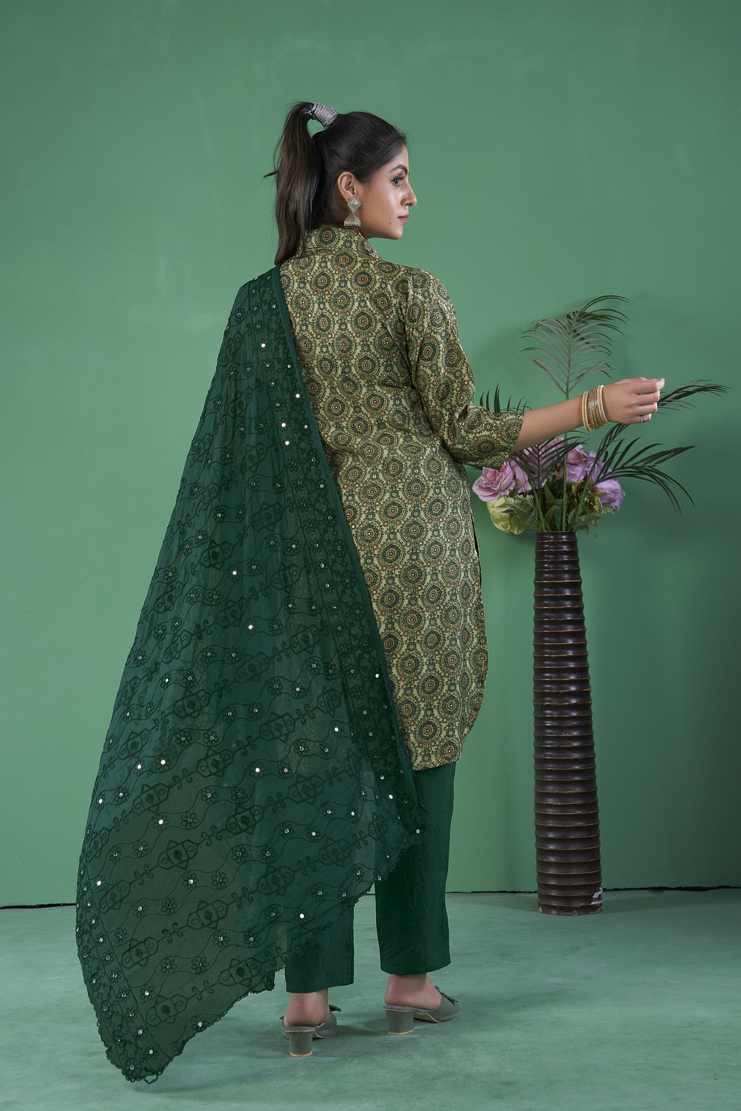 Elegant Art Silk Salwar Kameez for Women | Traditional Indian Wear with Stylish Design