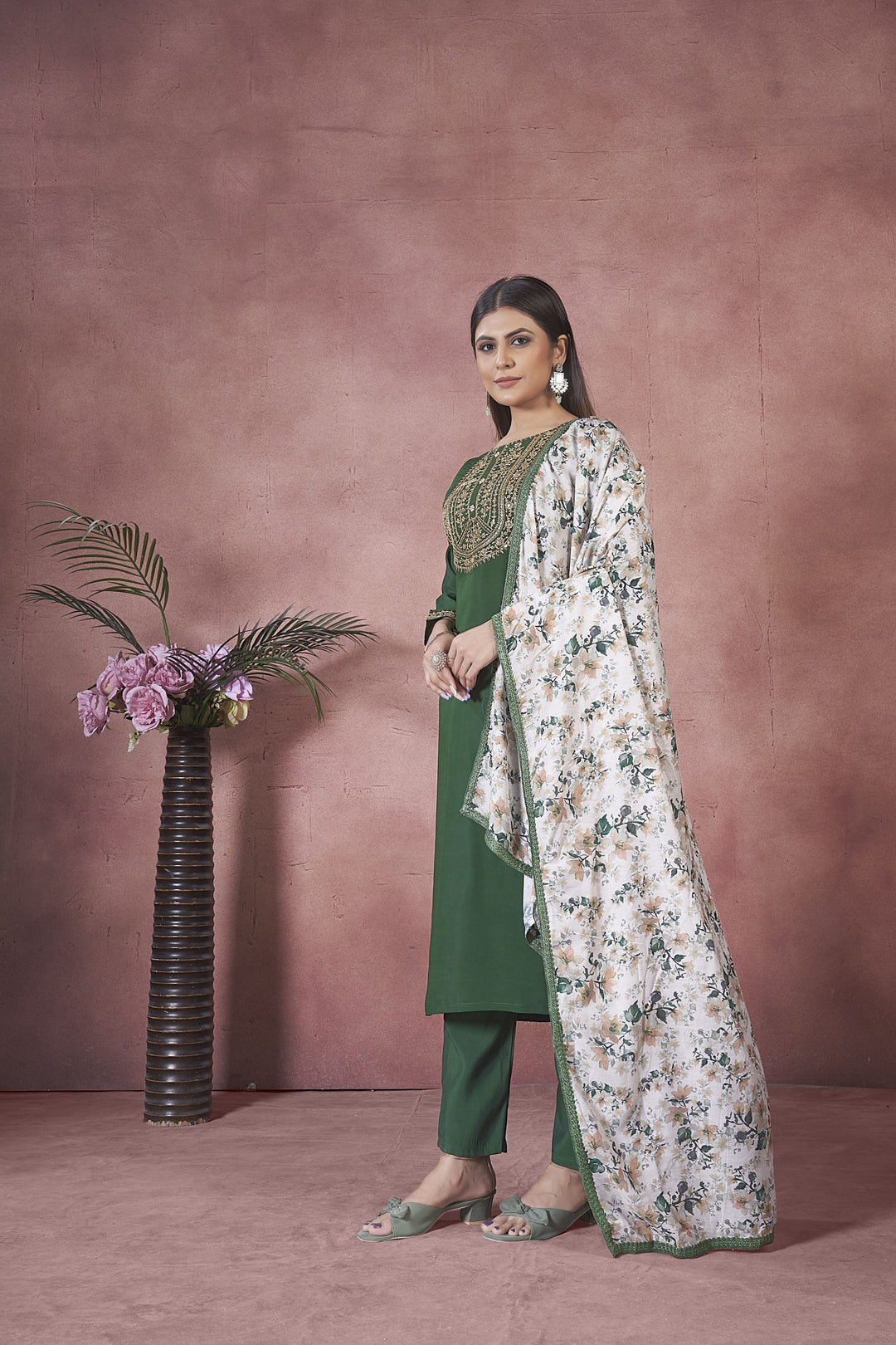 Elegant Art Silk Salwar Kameez for Women | Traditional Indian Wear with Stylish Design