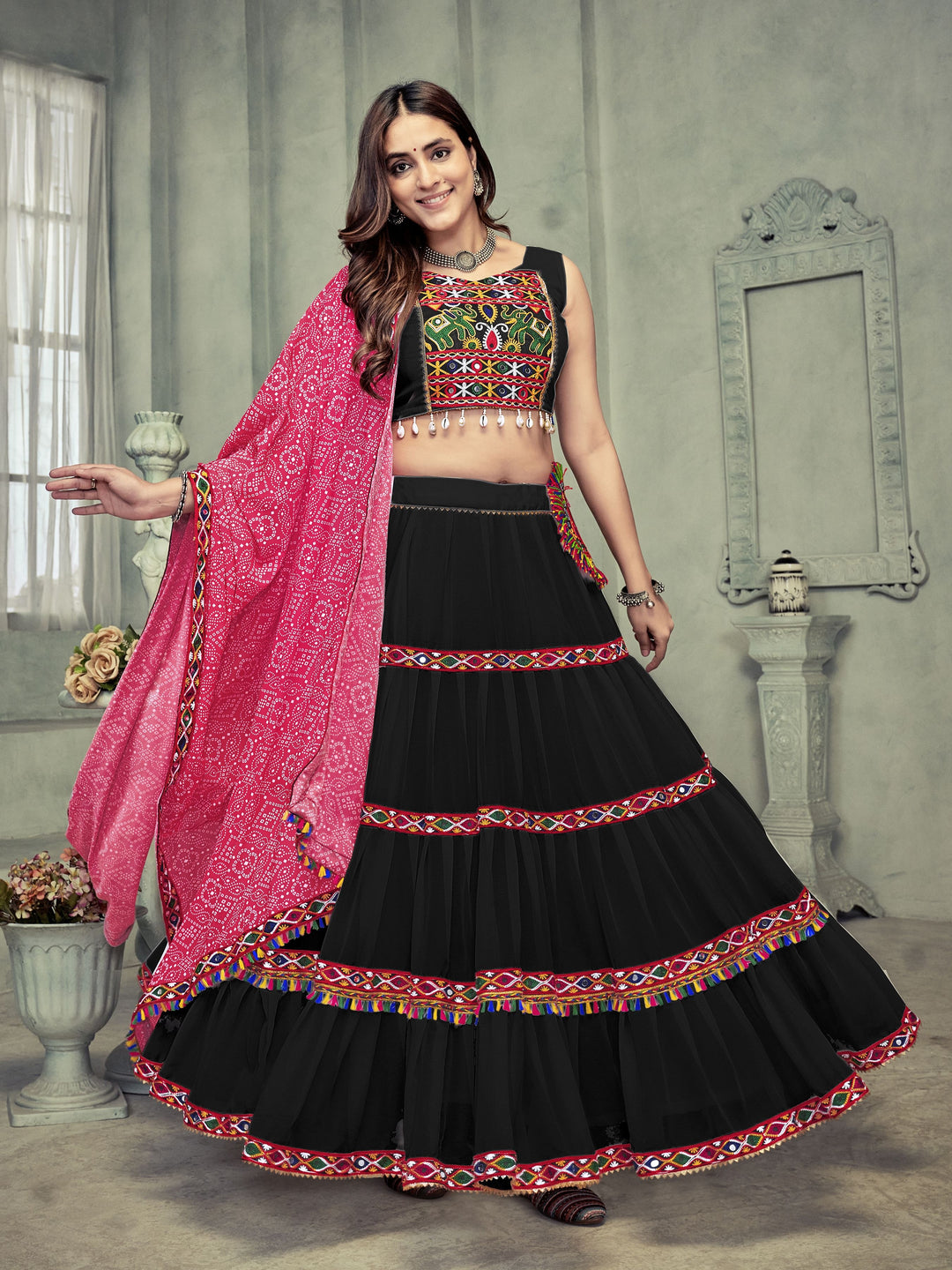 Charming Georgette Lehenga with Dupatta | Unmatched Beauty for Grand Occasions