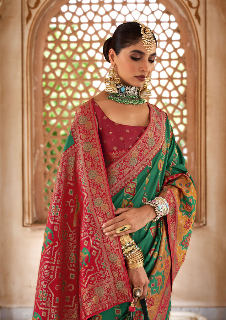 Elegant J-P-W Silk Saree with Heavy Weaving Broket Jari Design | Special Event