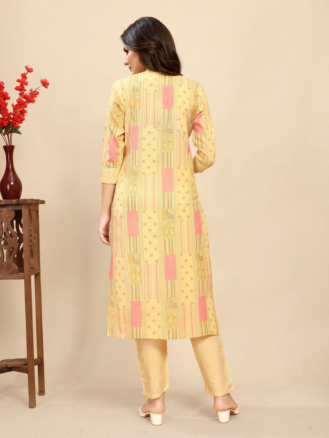 Cotton Kurti Set | Designer Printed Top & Bottom for Women