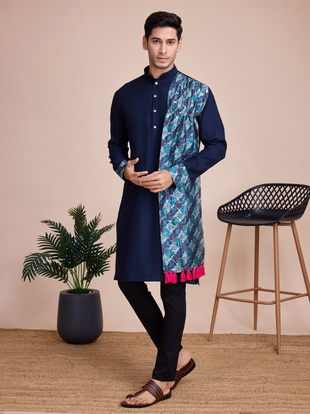 Silk Kurta with Dupatta | Solid, Printed & Embroidered Festive Wear