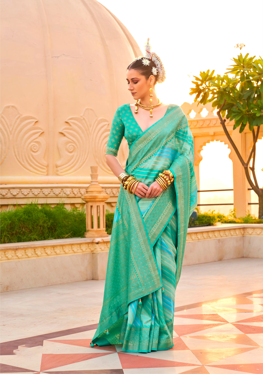 Breathtaking S V P Silk Saree with | Elegance Redefined for Weddings