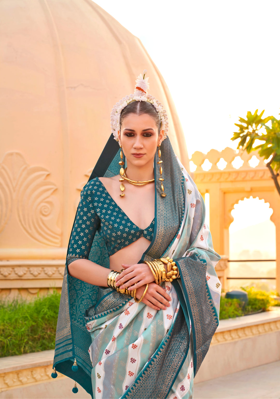 Radiant S V P Silk Saree with | A Captivating Traditional Ensemble