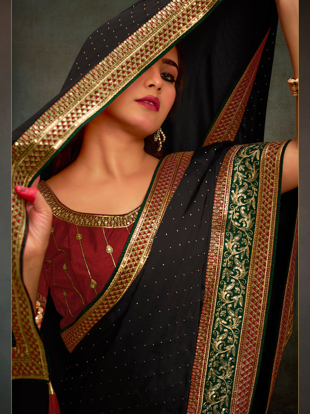 Beautiful B S Y Satin Saree with | Elegance Redefined for Weddings