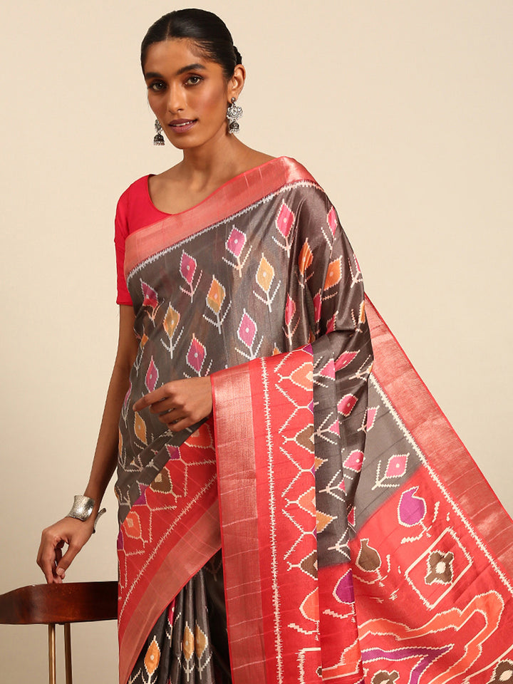 Designer Cotton and Banarasi Silk Saree | Digital Printed for Special Events