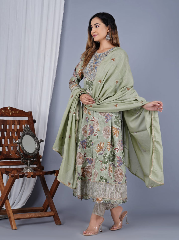 Graceful Cotton Salwar Kameez for Women | Elegant Ethnic Wear Outfit"