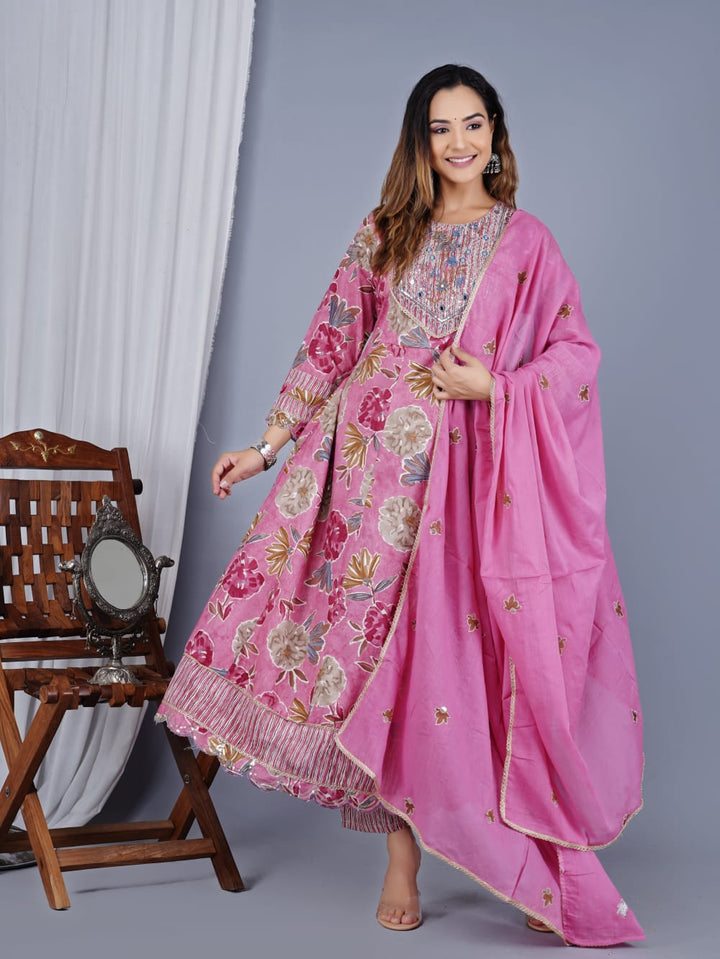 Graceful Cotton Salwar Kameez for Women | Elegant Ethnic Wear Outfit"