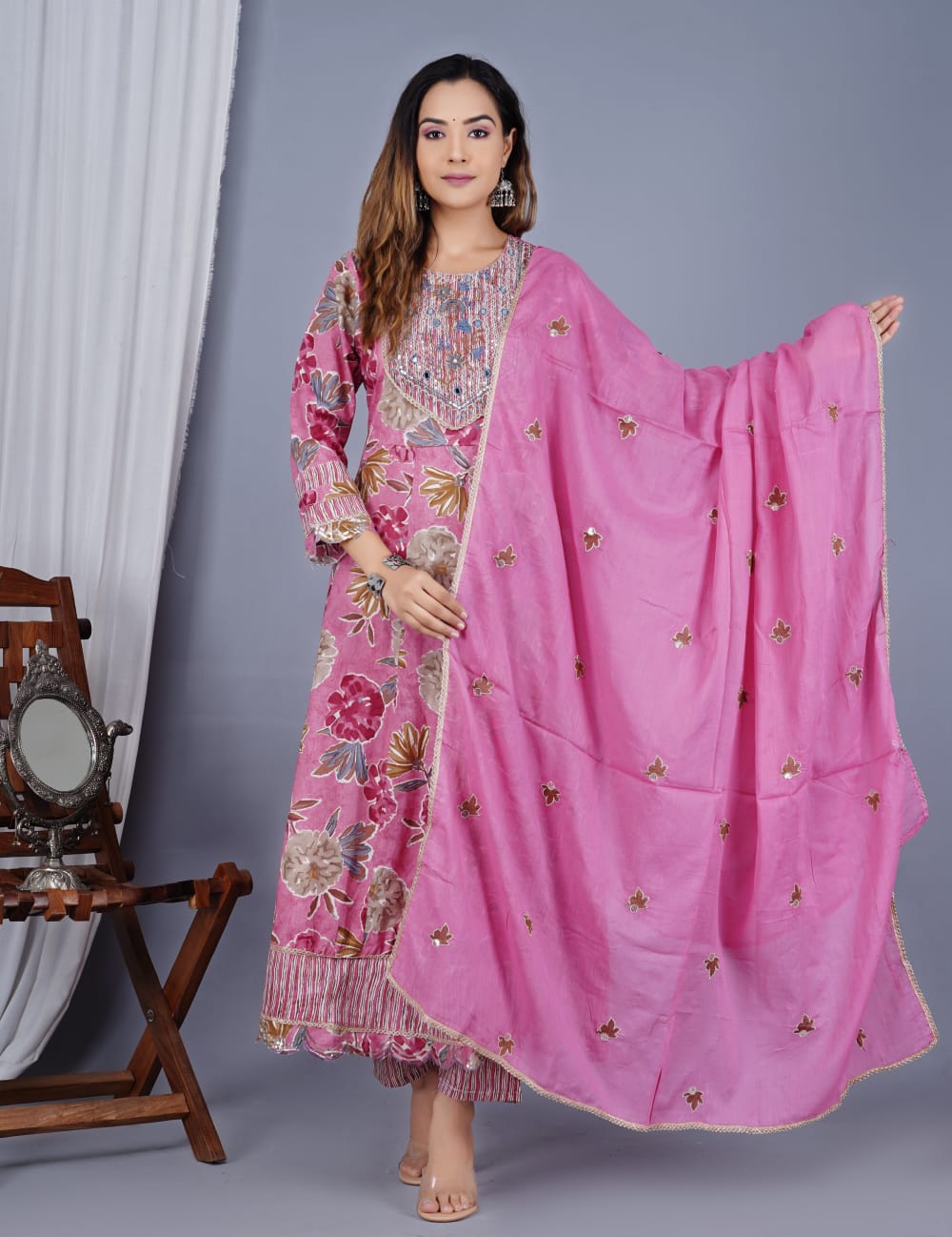 Graceful Cotton Salwar Kameez for Women | Elegant Ethnic Wear Outfit"