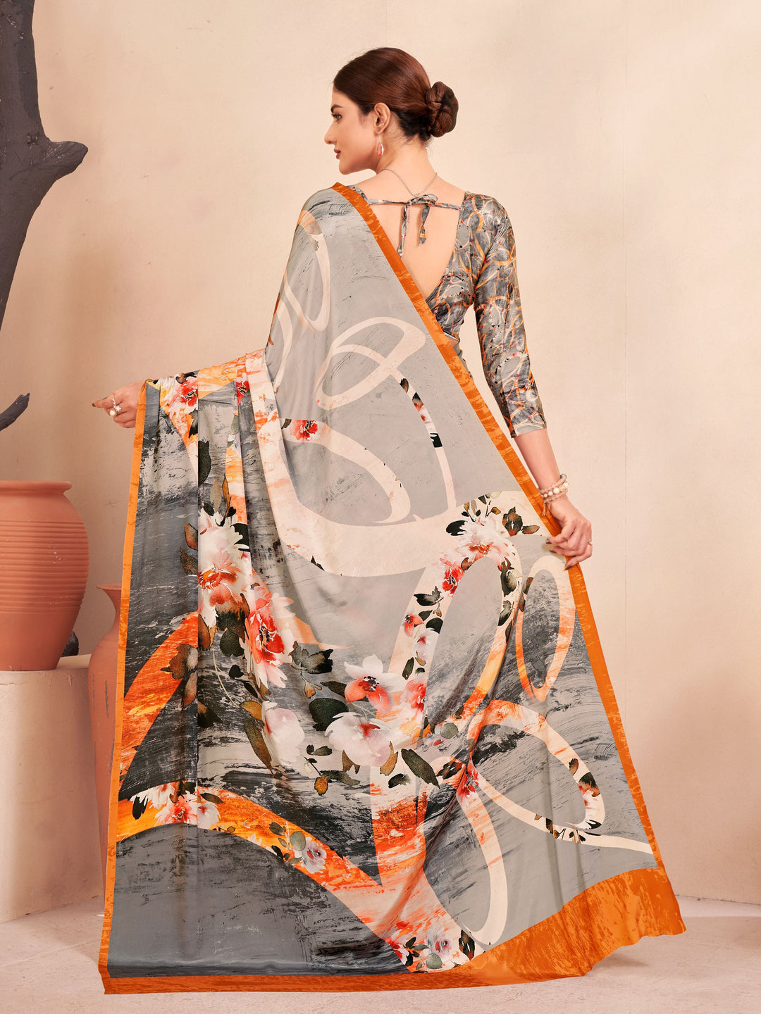 Designer Digital Printed Crepe Soft Silk Saree for Special Events | Elegant Festive Attire