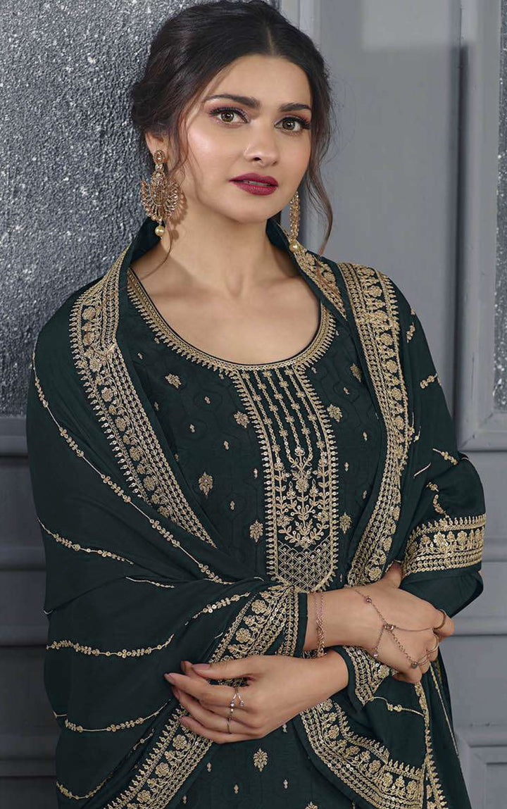 Elegant Embroidered Palazzo Set for Women | Premium Fabric Design