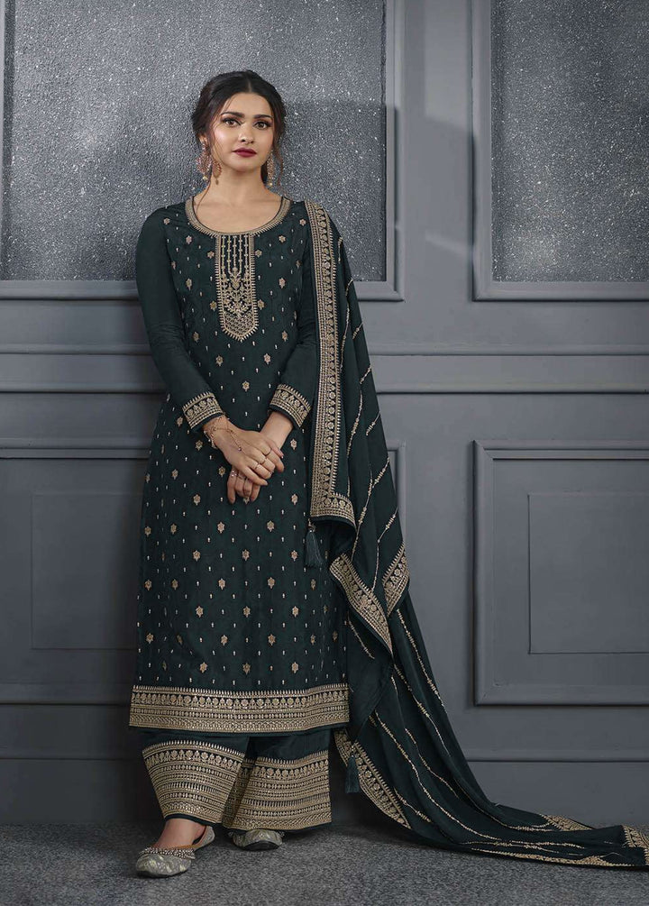 Elegant Embroidered Palazzo Set for Women | Premium Fabric Design