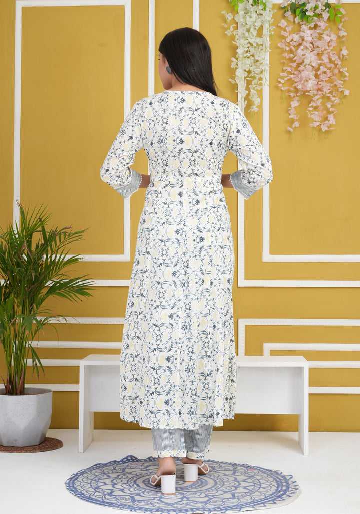 Elegant Rayon Cotton Salwar Kameez with Floral Print | Comfortable Ethnic Wear for Daily & Festive Occasions