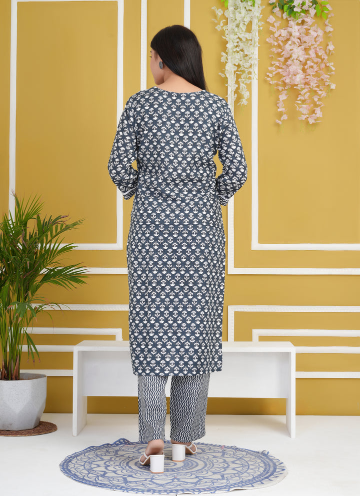 Elegant Rayon Cotton Salwar Kameez with Floral Print | Comfortable Ethnic Wear for Daily & Festive Occasions