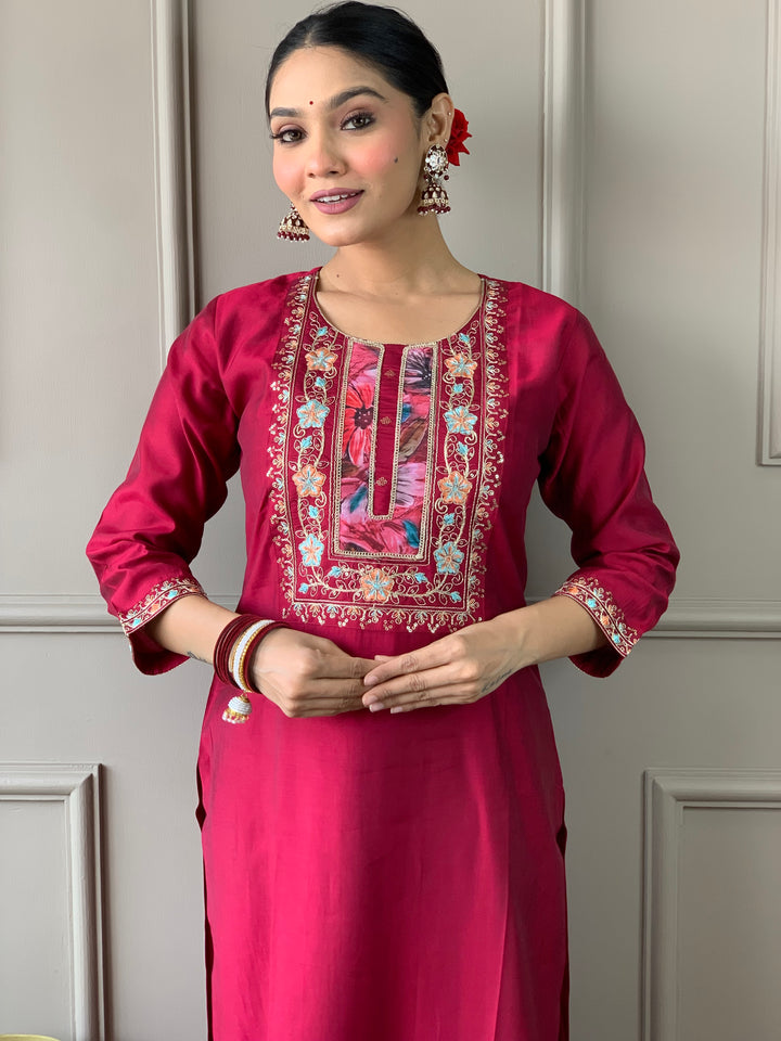 Viscose Chanderi Salwar Kameez for Women | Elegant Traditional Ethnic Wear