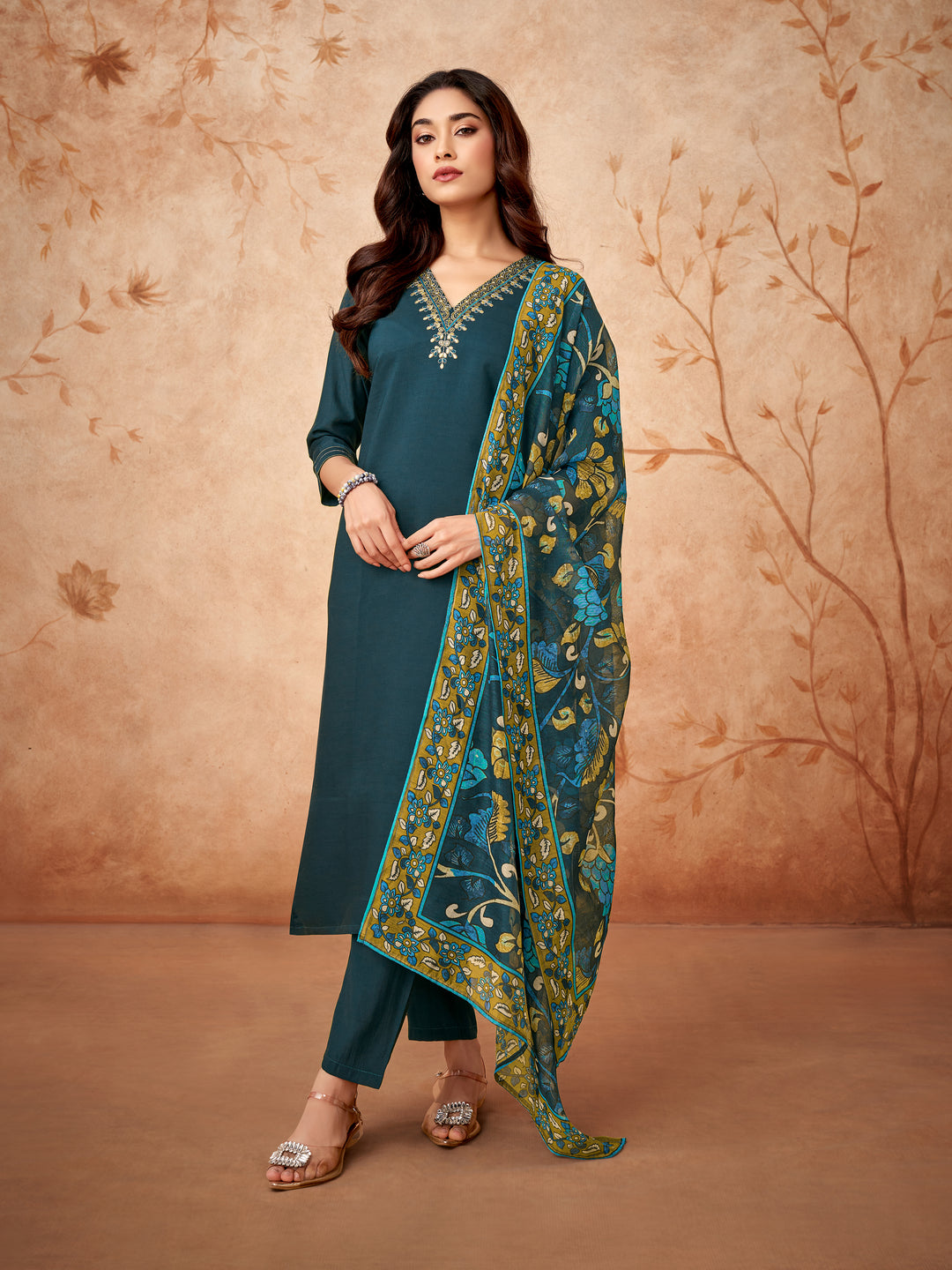 Viscose Chanderi Salwar Kameez for Women | Elegant Traditional Ethnic Wear