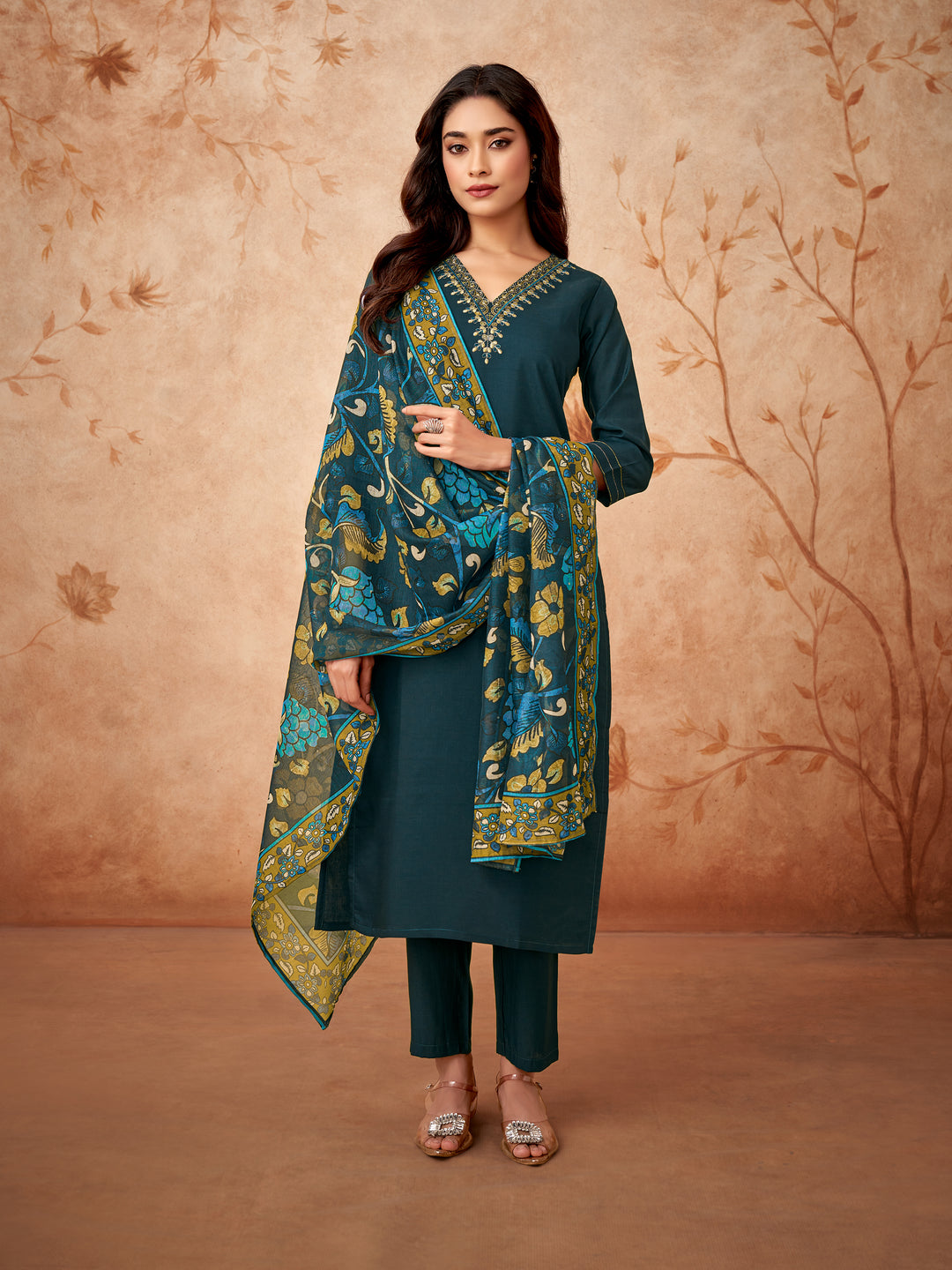 Viscose Chanderi Salwar Kameez for Women | Elegant Traditional Ethnic Wear