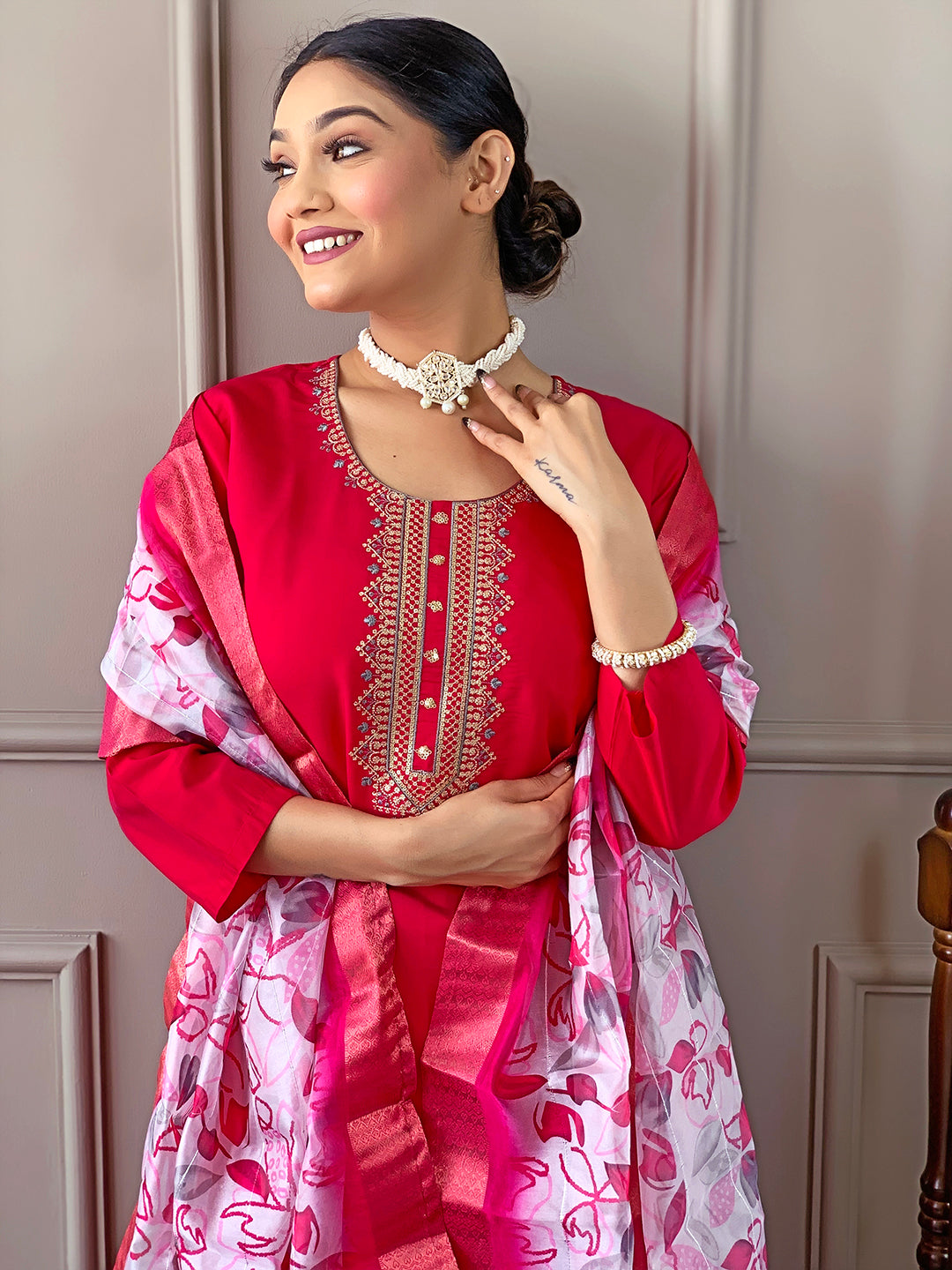 Viscose Chanderi Salwar Kameez for Women | Elegant Traditional Ethnic Wear