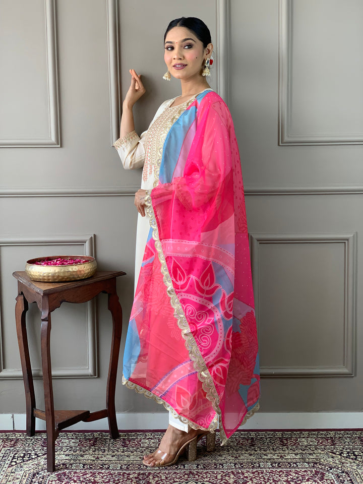 Viscose Chanderi Salwar Kameez for Women | Elegant Traditional Ethnic Wear