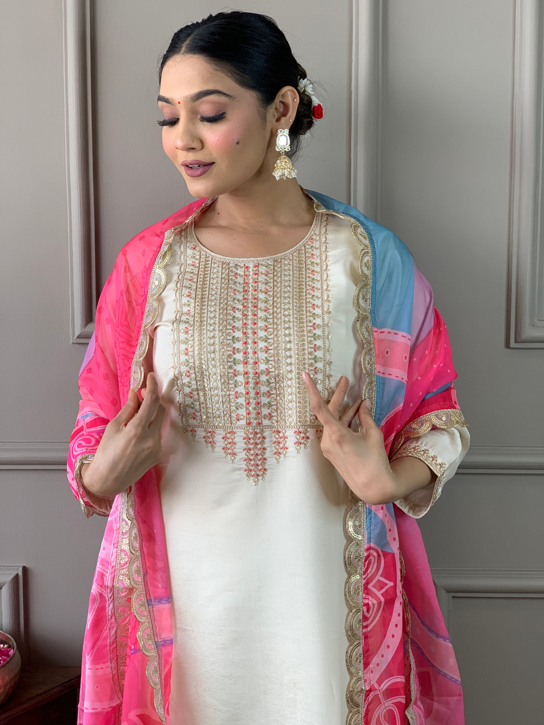 Viscose Chanderi Salwar Kameez for Women | Elegant Traditional Ethnic Wear