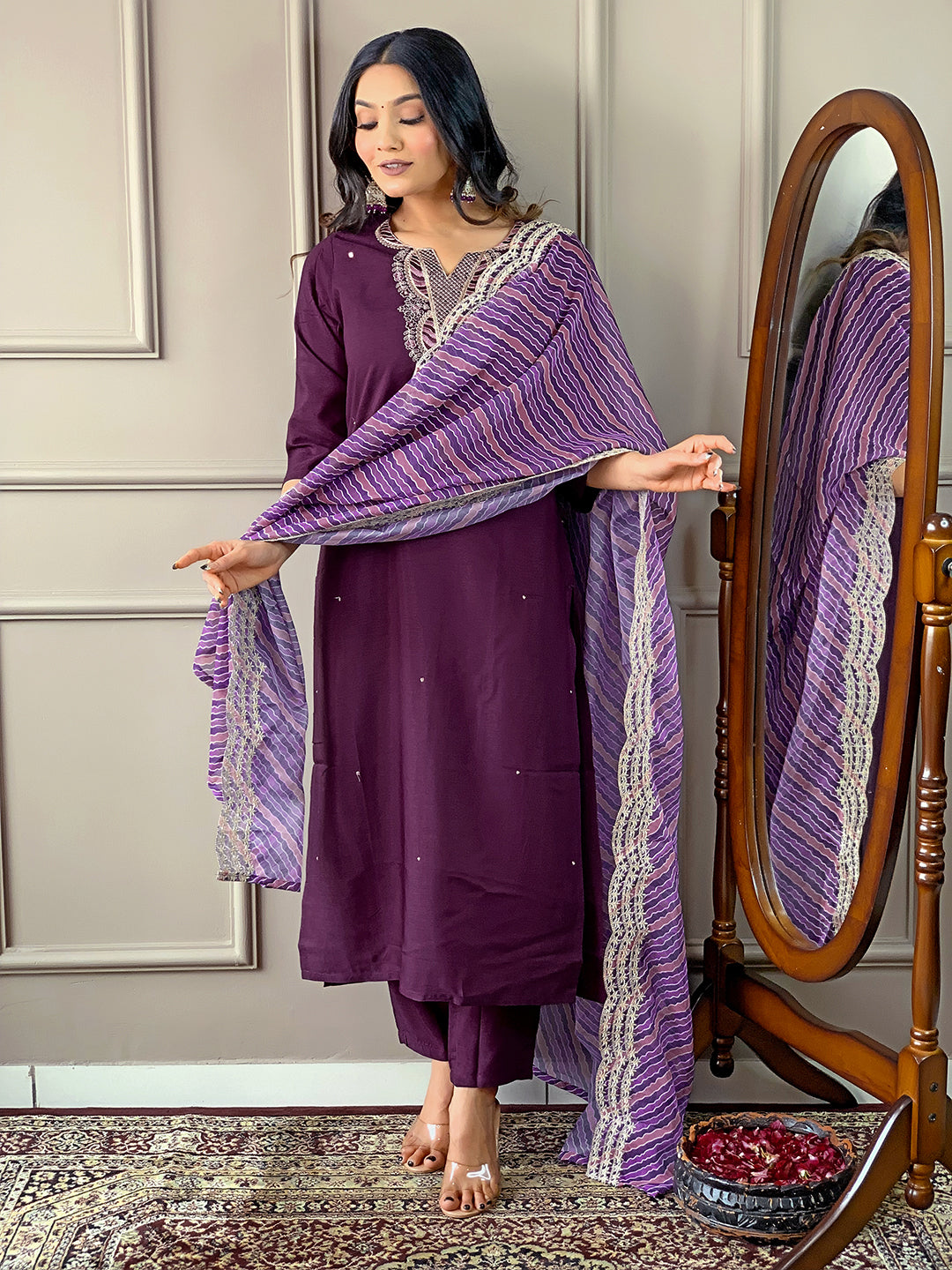 Elegant Viscose Silk Salwar Kameez for Women | Premium Traditional Ethnic Wear