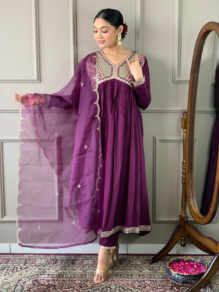 Elegant Viscose Silk Salwar Kameez for Women | Premium Traditional Ethnic Wear