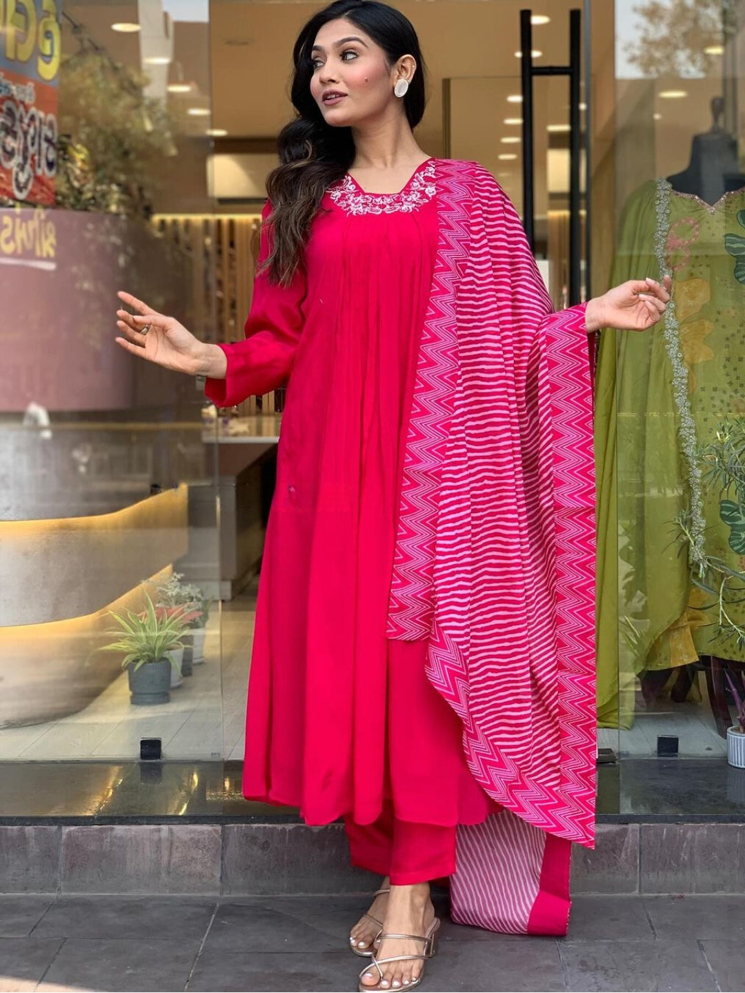 Elegant Viscose Silk Salwar Kameez for Women | Premium Traditional Ethnic Wear