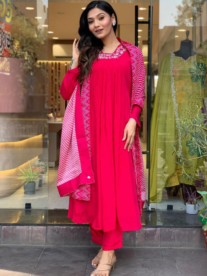 Elegant Viscose Silk Salwar Kameez for Women | Premium Traditional Ethnic Wear