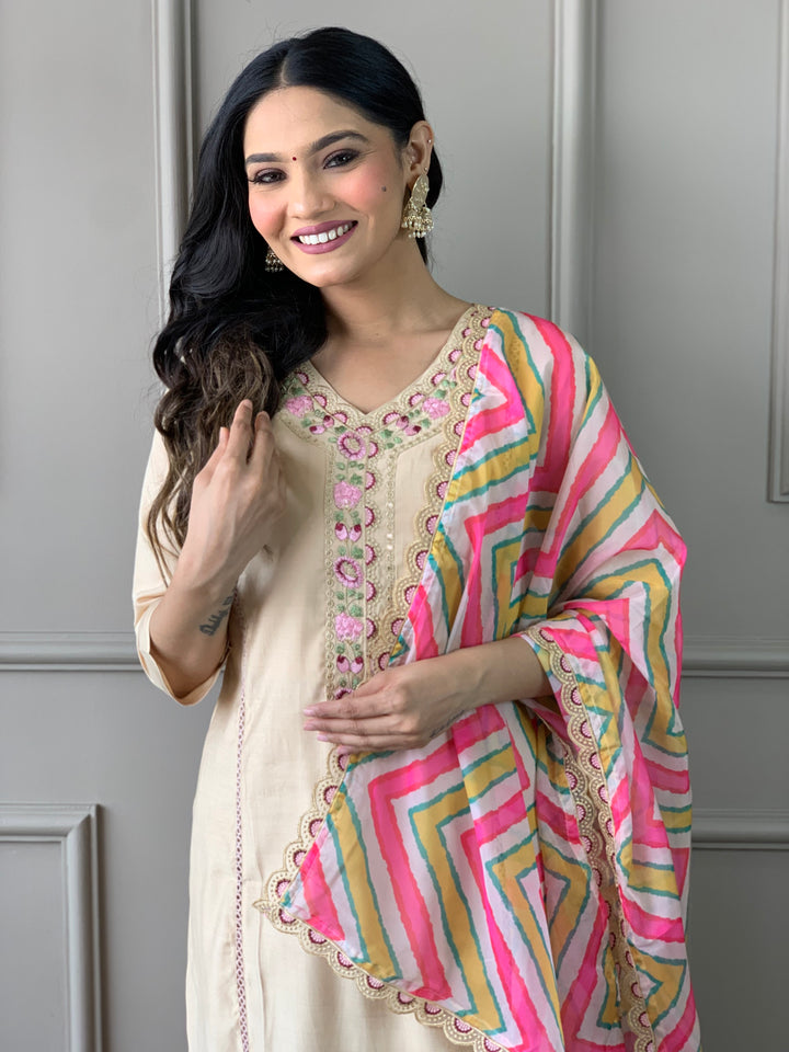 Viscose Chanderi Salwar Kameez | Elegant Traditional Outfit for Women