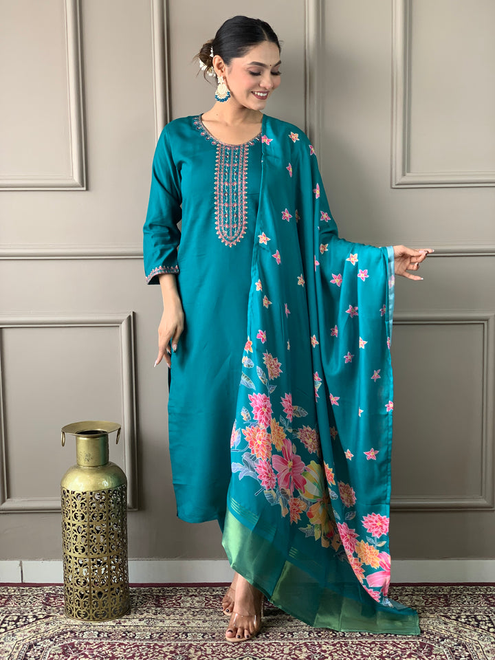 Viscose Chanderi Salwar Kameez | Elegant Traditional Outfit for Women