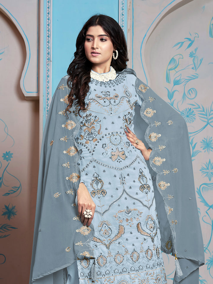 Faux Georgette Salwar Kameez for Women | Elegant & Stylish Traditional Ethnic Wear