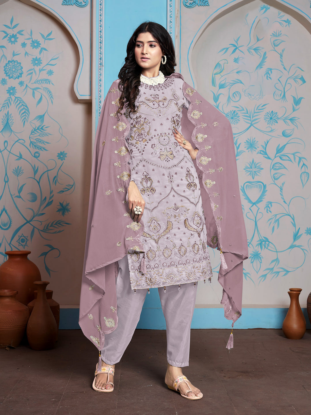 Faux Georgette Salwar Kameez for Women | Elegant & Stylish Traditional Ethnic Wear