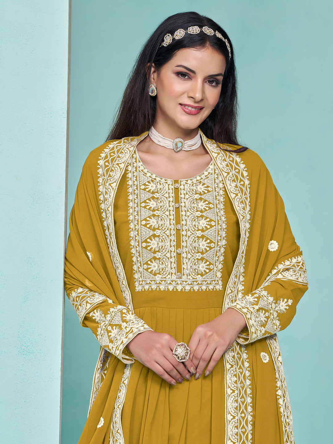 Faux Georgette Palazzo for Women | Stylish & Comfortable Ethnic Wear