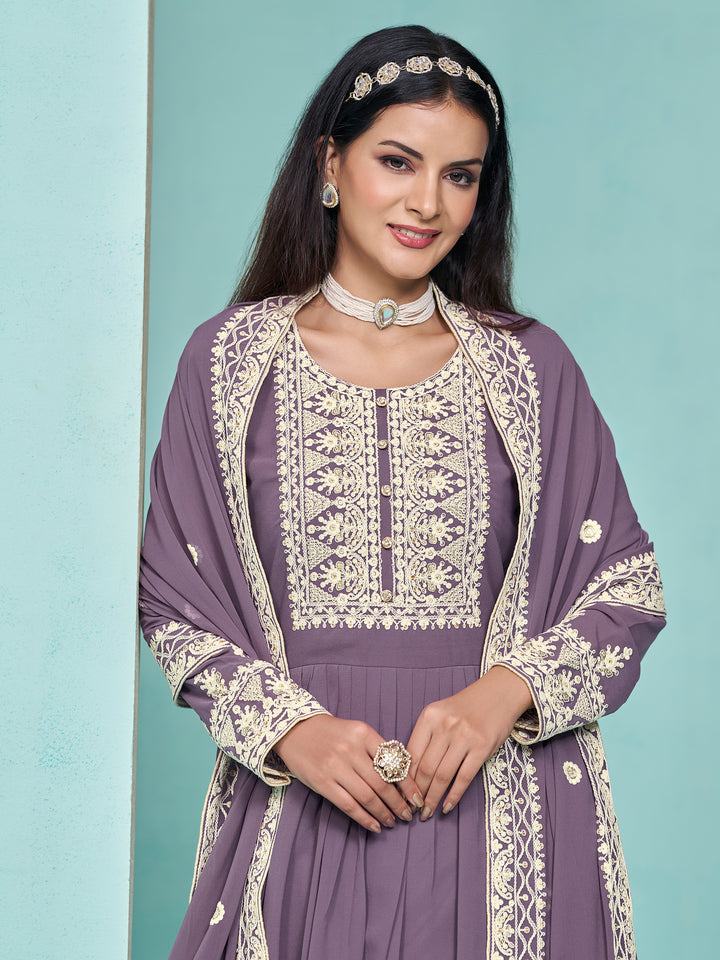 Faux Georgette Palazzo for Women | Stylish & Comfortable Ethnic Wear