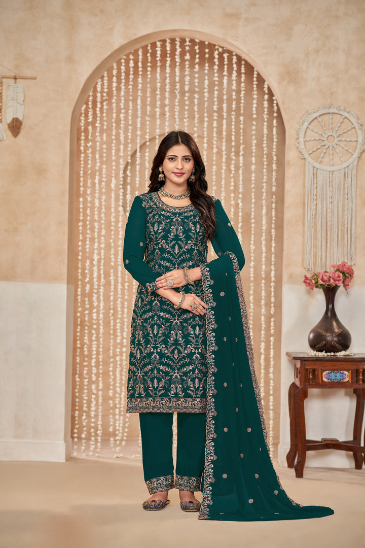 Faux Georgette Salwar Kameez for Women | Elegant & Stylish Traditional Ethnic Wear