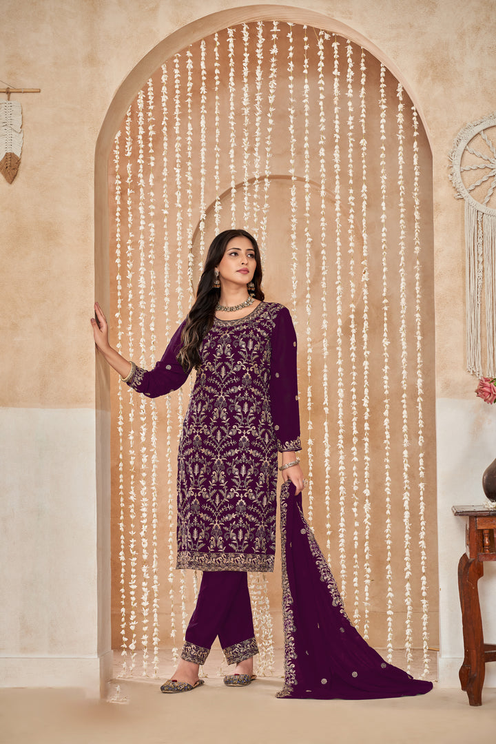 Faux Georgette Salwar Kameez for Women | Elegant & Stylish Traditional Ethnic Wear